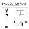 Archery Folding Recurve Bow Stand Bow Storage Hunting Shooting Bow and Arrow Portable Takedown Fiberglass Bracket Equipment 5