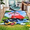 Cartoon animation Pattern Rug, Indoor/Outdoor Mat, for Picnic, Gameroom, Bedroom, Office, Living Room, Home Decor Carpet, Birthday Gift