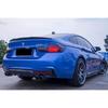 Lip spate dublu quad din fibră de carbon pentru BMW Seria 4 F32 F33 F36 M Sport