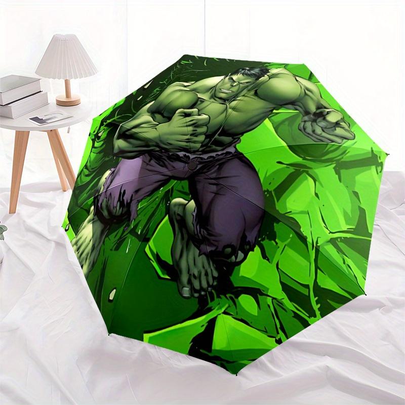 1 Stück Hulk, Automatischer Regenschirm 8-Rippen-Design Kompaktes Getriebe für Reisen im Freien, Perfektes Geschenk für Geburtstage von Freunden yy250815088