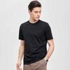 SEPTWOLVES Men's Embroidered Ice Silk Round Neck T-shirt