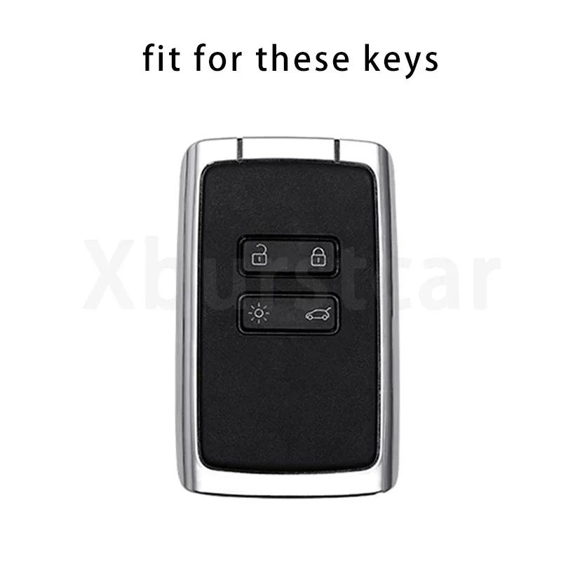 TPU Leather Car Remote Key Case Cover for Renault Scenic 4 Arkana Dacia Sandero Captur Megane Talisman Espace Clio Zoe Koleos