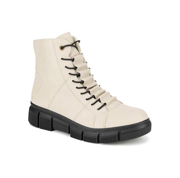 Rieker X3428-60 Beige Ankle Boots