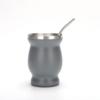 Tazza per Mate Argentina in Acciaio Inossidabile 304 da 8 oz con Cannuccia Cucchiaio