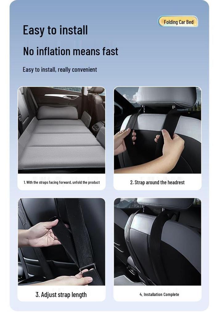 Zeekr 7X Rear Seat Foldable Inflatable Car Bed Mattress
