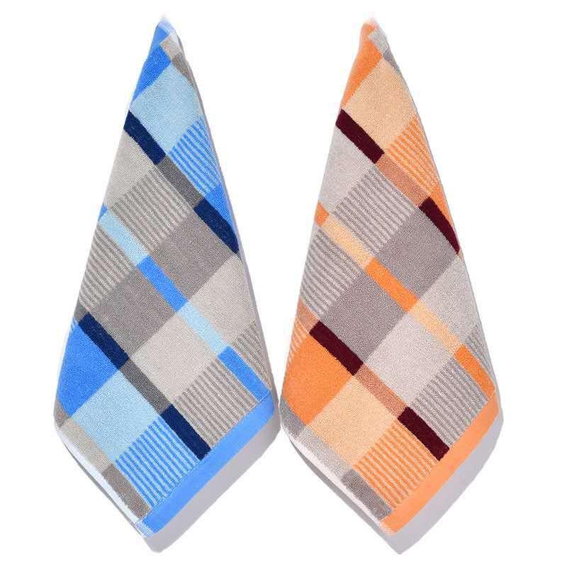 

Квадратное полотенце из чистого хлопка, бытовое, для ежедневного использования, полотенце для лица из чистого хлопка, вышивка Small square scarf небесно-голубой