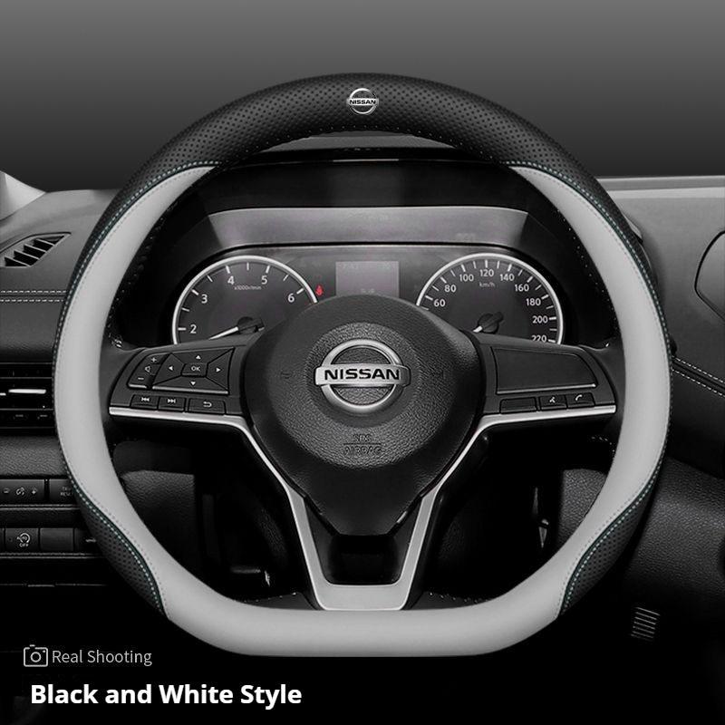 CCMLIC1 Leather Car Steering Wheel Cover for Nissan Pulsar Murano Rogue Versa Cube Juke Qashqai Leaf MAXIMA Pathfinder Micra X-Trail