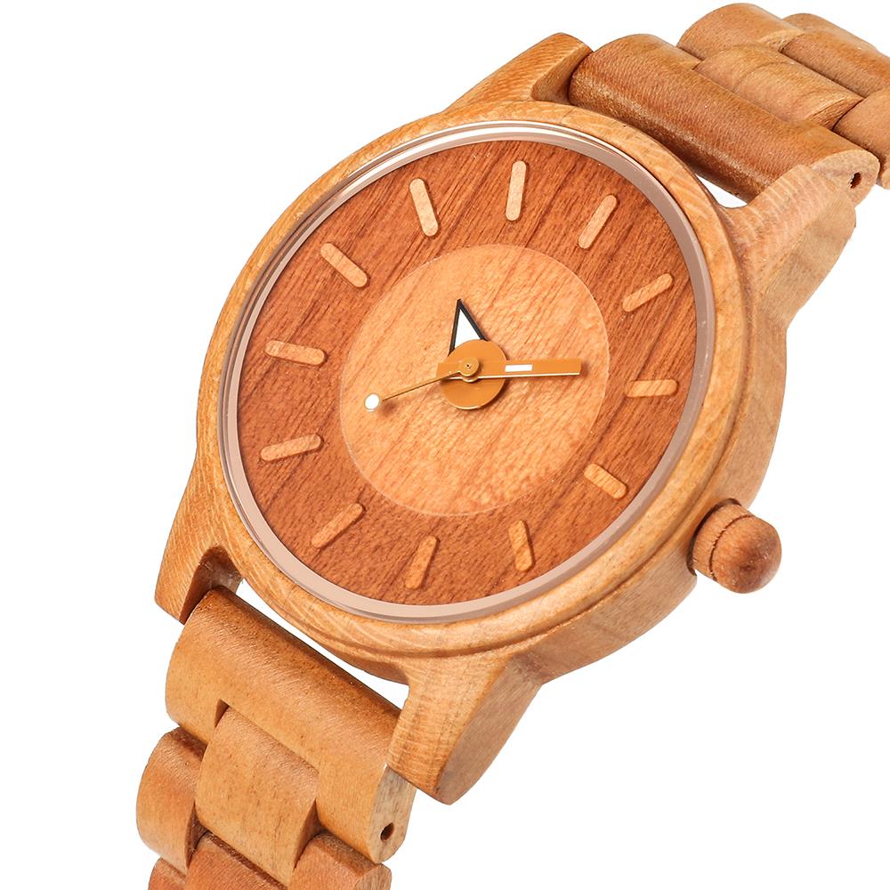 Fashion Men's Wooden Watch Multi-functional Quartz Movement Elegant Blend of Nature and Technology for Women Watch