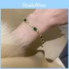 Geometric Resin Bracelet With Gold Plating For Women Office Casual Wear
