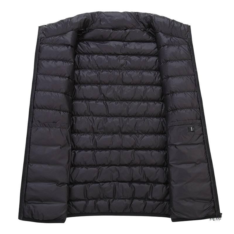 Woodpecker Men's Lightweight Down Jacket, 2026 Winter Stand Collar Casual Warm Coat