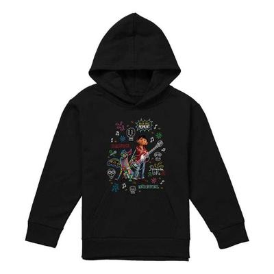 Childrens/Kids Miguel Dante Movie Quotes And Colourful Doodles Hoodie