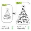 Holiday Wall Stickers Decorative Festive Window Stickers Christmas Stickers Festive Removable Wall Decals For Living Room Home