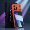 Official Mirror Phone Case For For Iphone 17 13 14 1 16 17 Pro Max Air 17Pro 16Pro  Big Windows Shockproof Protector Cover