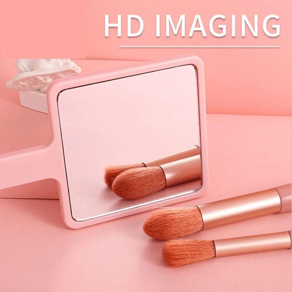 Cute Handheld Makeup Mirror Creative Square Mirrors New Portable Small Mirror