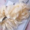 50Pcs Turkey Feather Fire Piece Feather Cloth Edge, Skirt Lace Feather Wall Feather Light Diy Dance Suit Decorative Materials