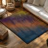 Tuniu Psychedelic Wave Abstract Pattern Rug, Modern Home Decor, Living Room Carpet, Bedroom Rug, Non-Slip Floor Mat
