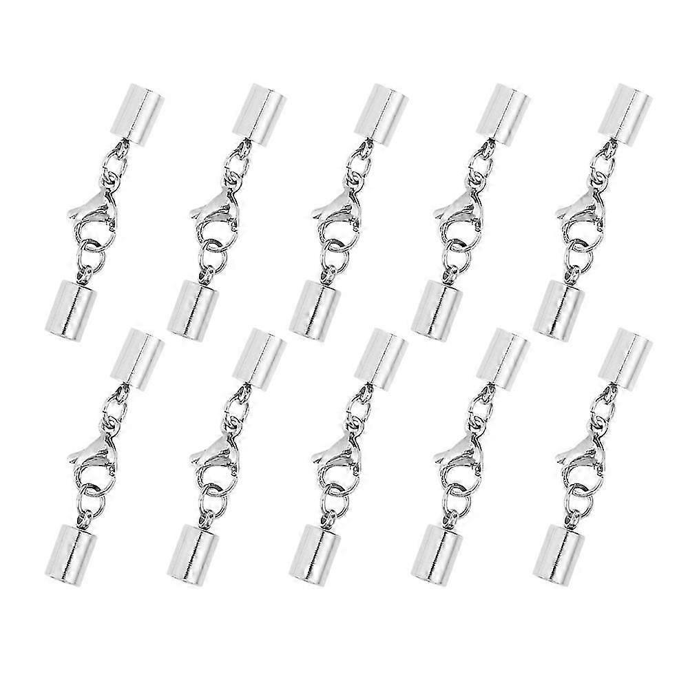Jewelry String Fastener Stainless Steel Lobster Clasp for Fixation 30Pcs