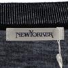 Unused NEWYORKER Wool Long Sleeve Sweater 15(76) Big Size Washable Knit Women Used