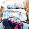 The Ryuo's Work Is Never Done! Bedding Set Single Twin Full Queen King Size Bed Set Adult Kid Bedroom Duvetcover Sets Anime