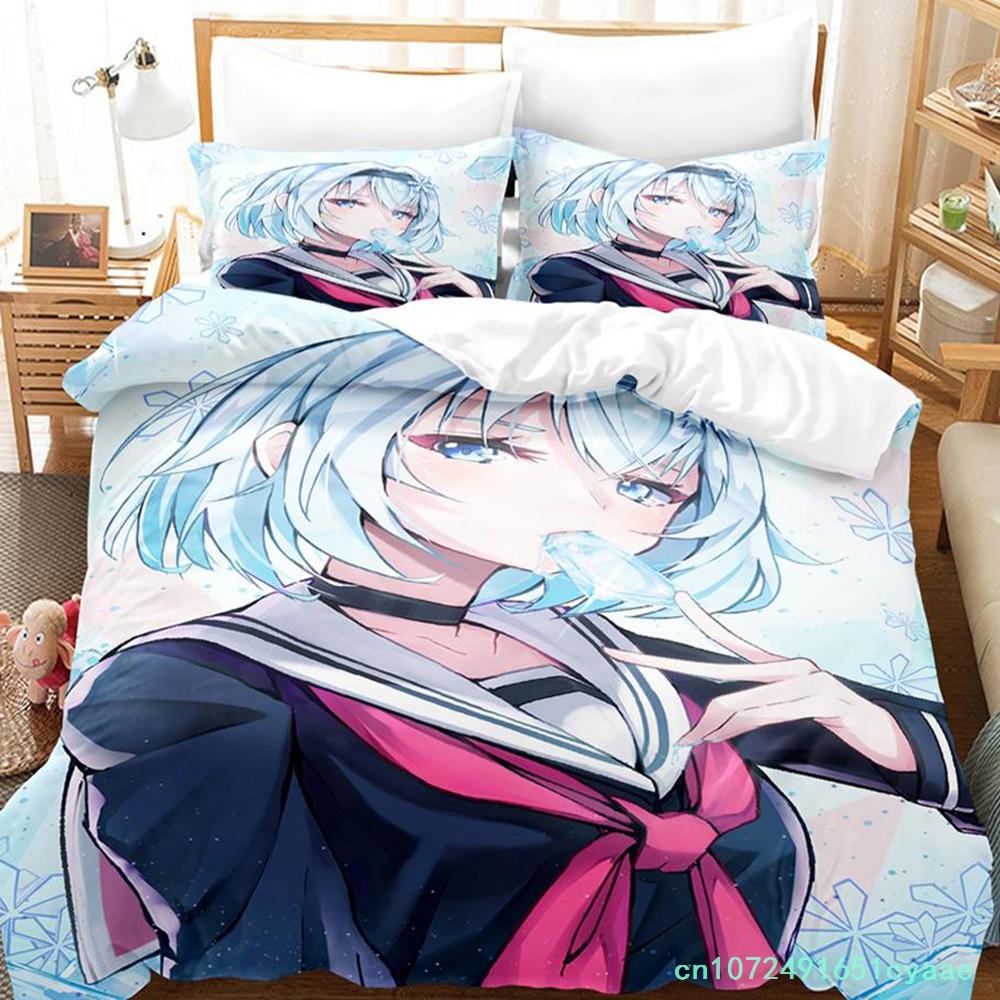 The Ryuo's Work Is Never Done! Bedding Set Single Twin Full Queen King Size Bed Set Adult Kid Bedroom Duvetcover Sets Anime