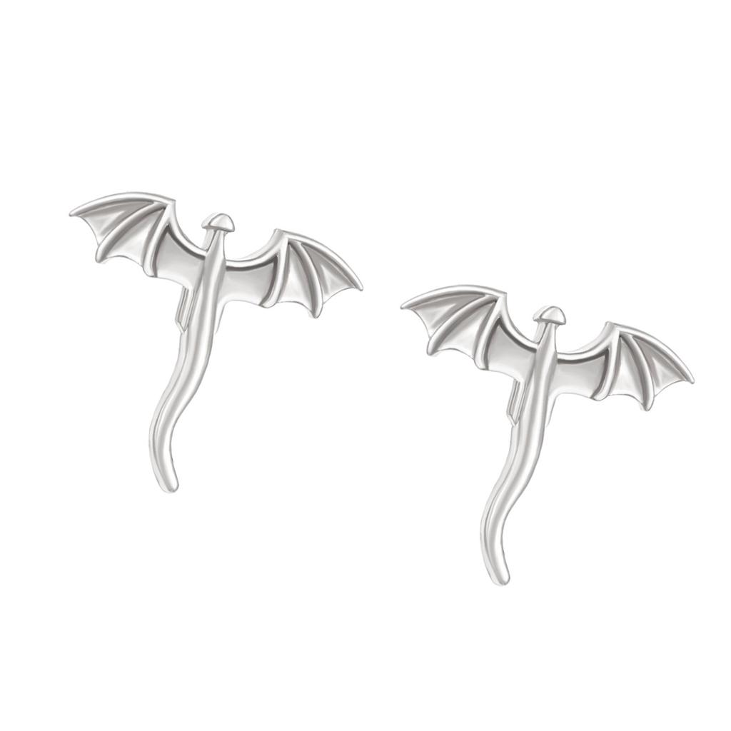 Dragon Statement Earrings Modern Ear Jewelry Woman Earring Stylish Studs Earring Copper Texture for Various Occasion