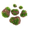 For Vase Glass Cylinder DIY Artificial Plant Moss Micro Landscap Fake Stone Rock Foam Moss Stone