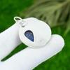 Natural Sodalite Gemstone Pendant 925 Sterling Silver Indian Jewelry For Women