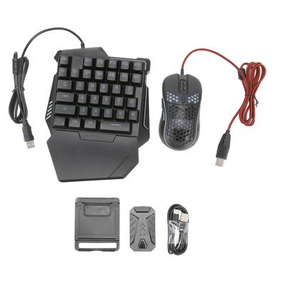 Kombinovaná sada 4 v 1 pro mobilní hry, Bluetooth, mobilní gamepad, ovladač, herní klávesnice a myš, konvertor