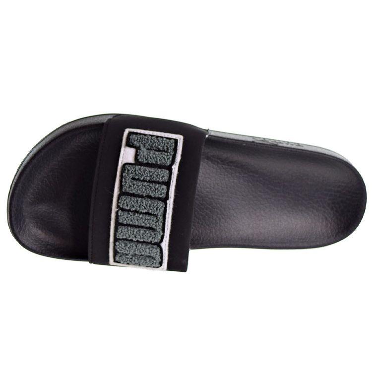 Puma Leadcat NSK Slide Black Iron Gate Men Sneakers White 367283-01
