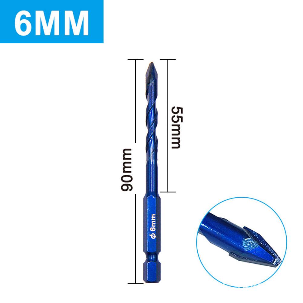 

Brand New High Quality Drill Bit 1 Pcs High Hardness Blue Wear Resistance 6mm/8mm/10mm/12mm For Wood For Drywall