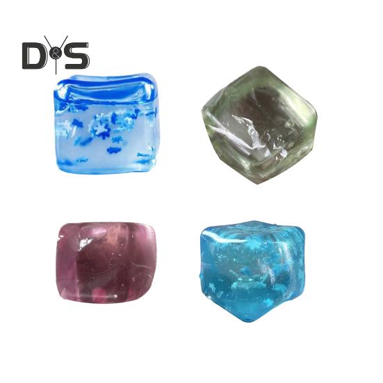 Squeeze Stress Balls for Kids Adults Ice Cubes Sensory Squeeze Toy Classroom Stretchy Fidget Toy for Stress Anxiety Relief