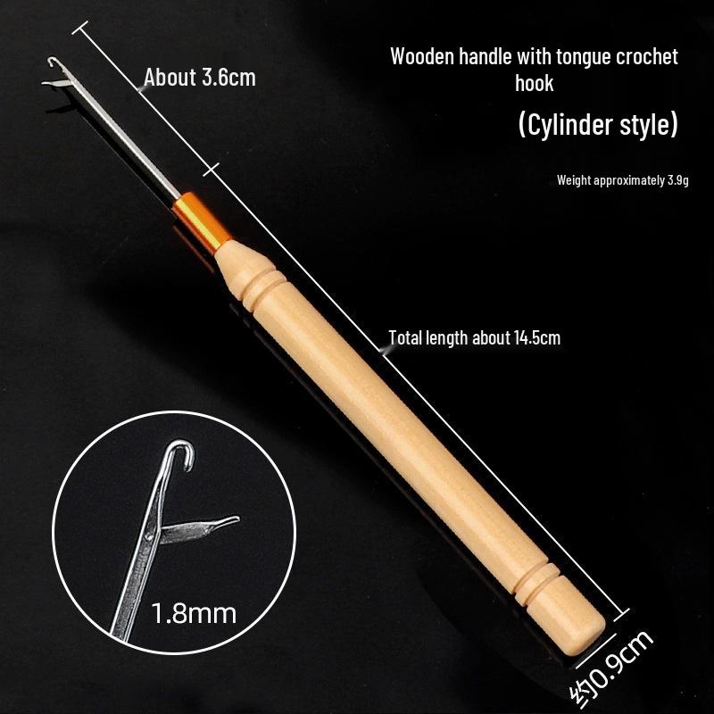 Häkel-Schal-Set: Großes DIY Garn & Häkelnadel für handgemachte Strickprojekte