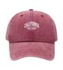 Berretto da Baseball in Cotone Lavato Stampato California Regolabile Classico Snapback Cappello da Papà Traspirante Cappello da Sole per Golf Pesca Outdoor