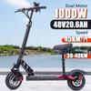EU STOCK MH04 1000W Powerful Electric Scooter MH04, batteries 48V20.6AH,max speed 45km/hFast Electric Scooter for adults.