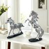 European-style Colorful Graffiti Water Transfer Horse Success Resin Crafts Ornaments Living Room Top Entrance Wine Cabinet Decoration Supplies Home