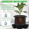 4pcs Auto Watering Plant Saucers Automatic Humidities Control Nonwoven Fabric Pot Trays for Indoor Outdoor Plant