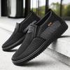 Men's Shoes Casual Shoes Soft-soled Old Beijing Cloth Shoes Men's Breathable Mesh Shoes Do Not Stink Feet Dad Shoes One Foot Lazy Shoes