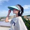 Outdoor Breathable Wide Brim Ladies Sports Hat Empty Top Suncap Summer Sun Cap Beach Cap Visor
