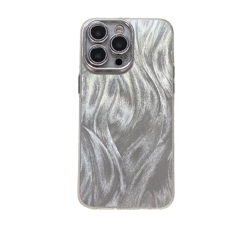 Flashing Feather Yarn Shell Suitable for Iphone16 Mobile Phone Case Apple 15 Protective Case 14 Lens Film 13pro Hard Shell 12