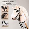 Soft Plush Plush Hobby Horse Kids Pretend Play Hobby Horse Riding Stick  Costume Accessory
