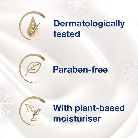 DOVE Body Love Genährte Ausstrahlung Körperlotion für sehr trockene Haut 48 Stunden Feuchtigkeitspflege Parabenfrei mit pflanzlichem Feuchtigkeitsspender Weiche Strahlende Haut 400ml
