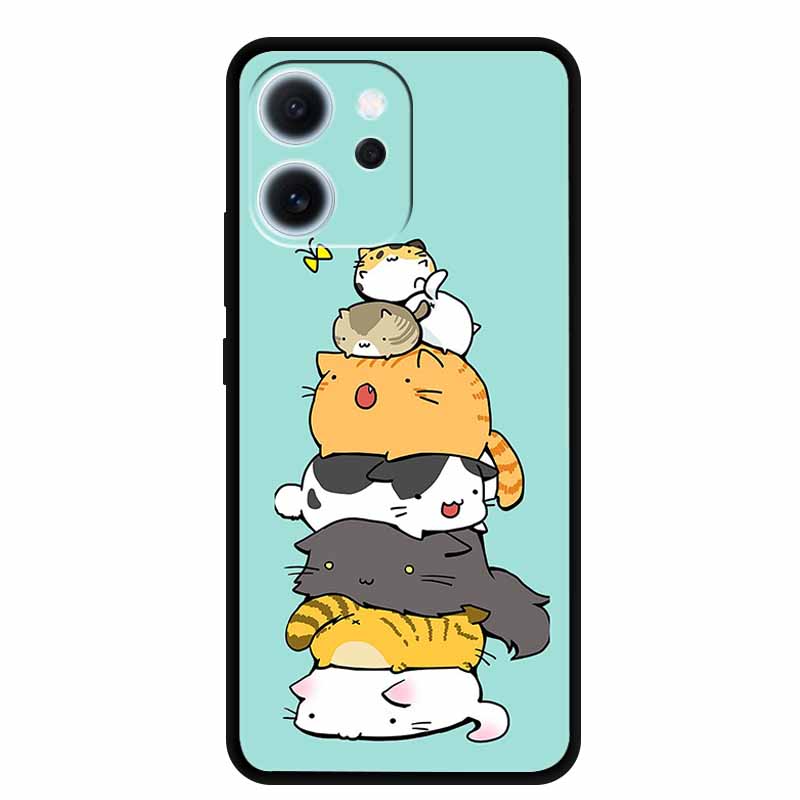 Funda For Oppo Reno15F Case Soft Bumper Silicone Aesthetic Back Cover For Oppo Reno 15F Protective Shockproof Coque Oppo Reno15F