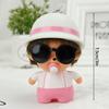 Cute Monchhichi Keychain Cartoon Monkiki Keyring Anime Figure Keychains Bag Pendant Kawaii Monchichi Toy Gifts for Carry Mini Lightweight Portable