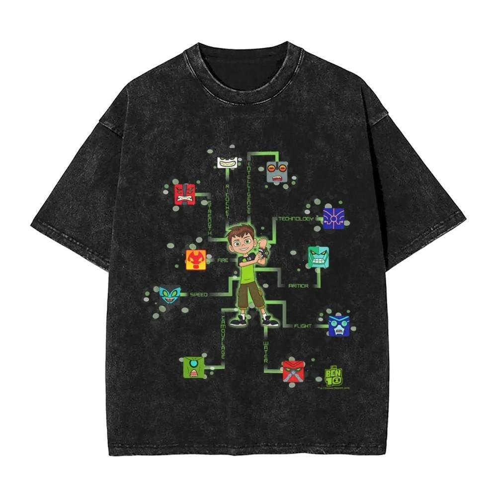 Ben Cotton TShirt Graphic Print Ben Ten Alien Cotton Tee