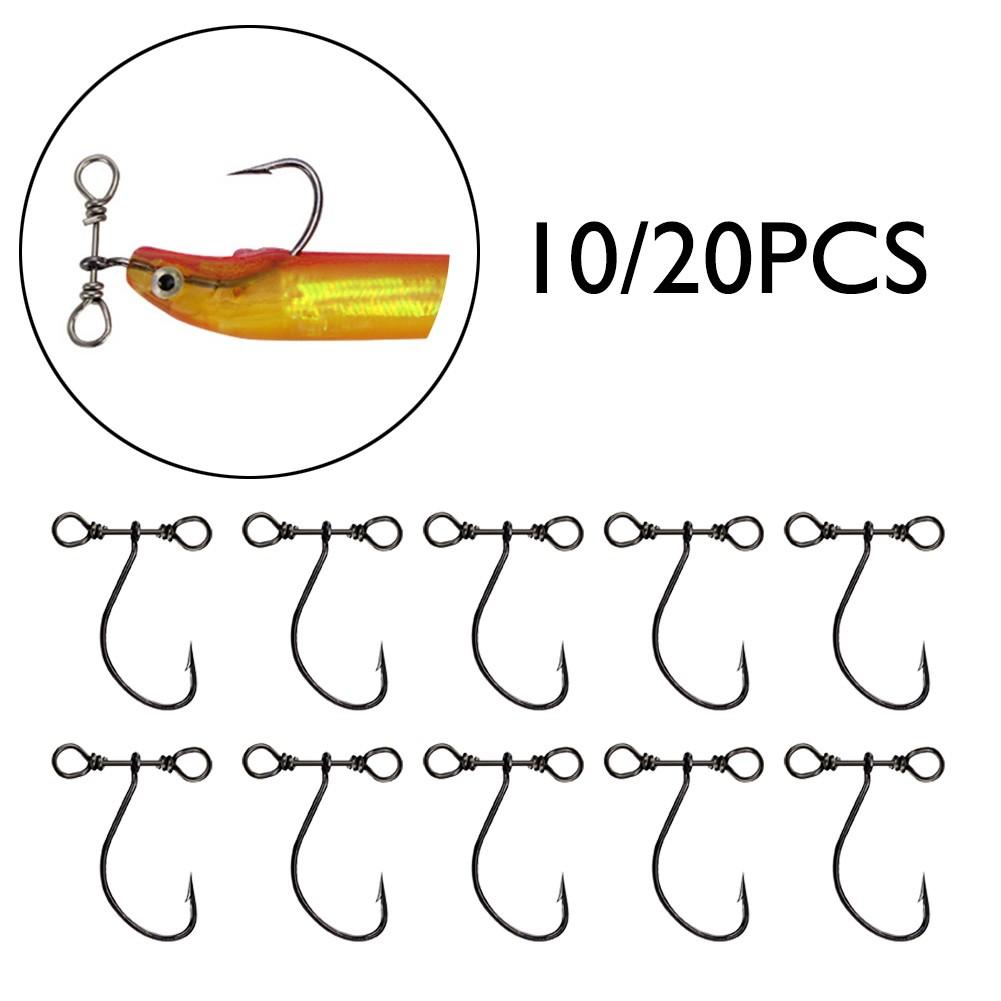 

10/20pcs Спин выстрелы Drop Shot Hook с поворотом 360 °