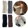 Women Knitted Winter Stocking Leg Warmers Long Socks Boot Cuffs Toppers Legging Pads Knee Brace Pads Knee Warmers Sleeve