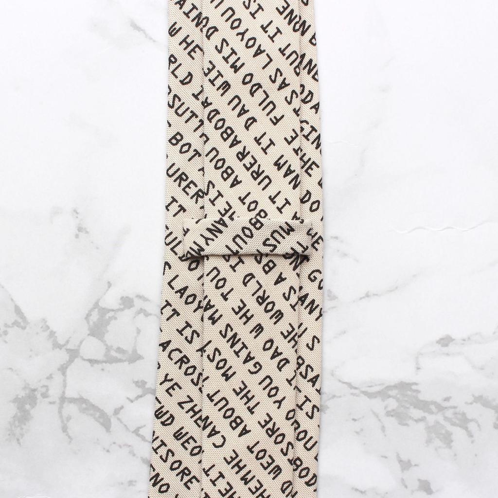 Men'S And Women'S Cotton Letter Arrow Casual Tie, Wind Casual Versatile Shirt Tie