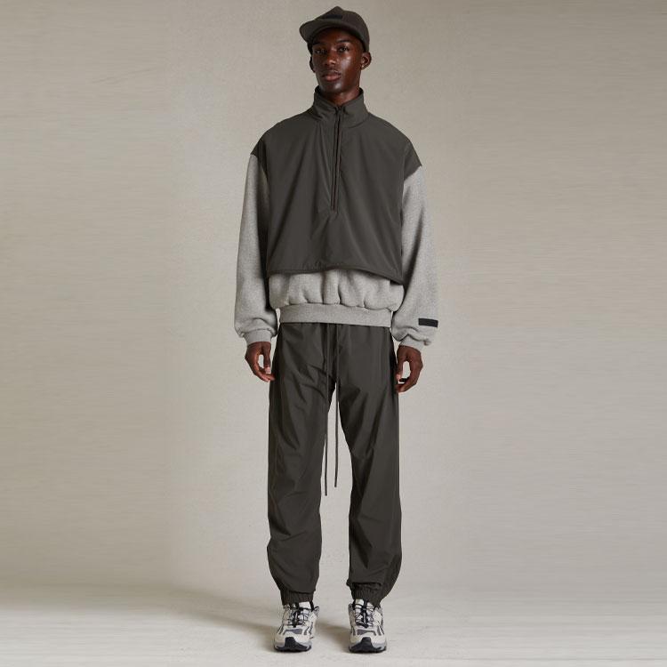 Fear of God Essentials Nylon Trackpant Ink Men Bottoms Black 130SP242160F