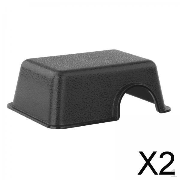 

2x Укрытие для рептилий, маленькое укрытие для животных, пещера-укрытие для геккона, игрушка для рептилий, питомцев, для лягушки,