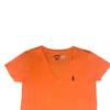 Polo Ralph Lauren Solid Logo Embroidered Pullover Short Sleeve T-Shirt Women T-Shirts Orange 211682523-084